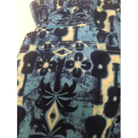 Paradise Shores Men's Graphic Print Swim Board Shorts Size Small Multicolor - Picture 6 of 7